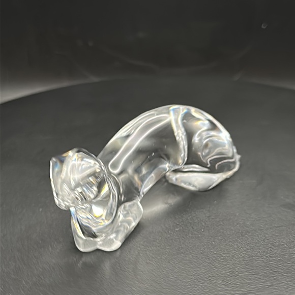 Crysta/Murano Glass sea otter (flaw) 4” - Picture 5 of 5